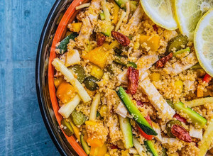 Foto di Insalata di cous cous e pollo