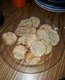 Galletitas o tapitas de alfajores saludables