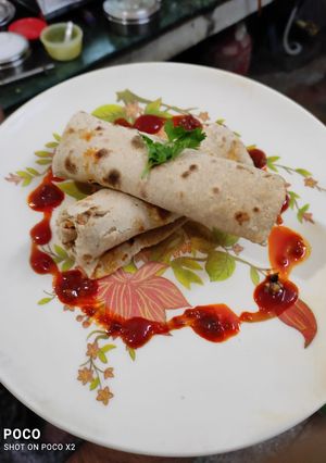 A picture of Wholewheat paneer rolls.