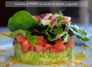 Foto principal de Ensalada de Pulpo con Tartar de Tomate