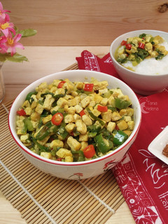 Foto resep Tumis Tahu untuk Toping Bubur