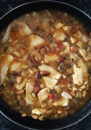 Foto principal de Filetes de merluza con verduras