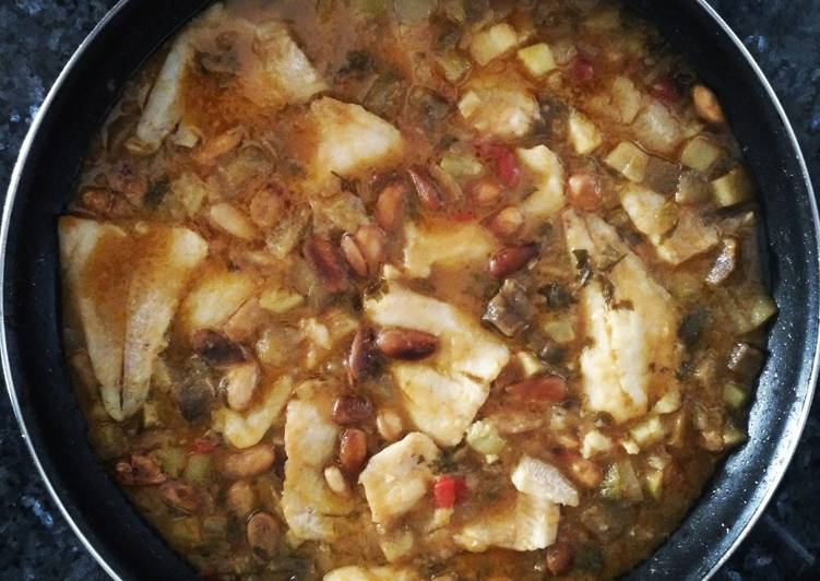 Filetes de merluza con verduras