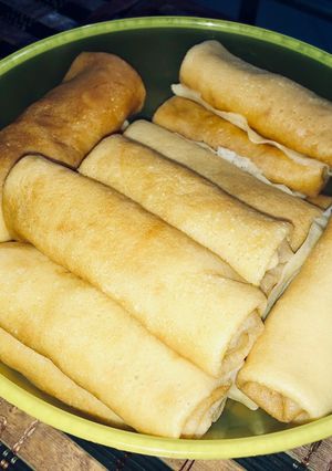Фото Блины очень вкусные с любой начинкой у меня сладенькие.