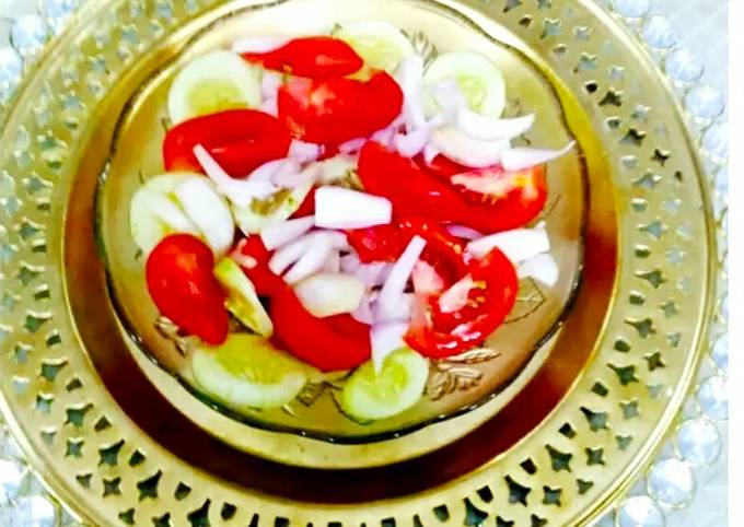 Tomato Onion Cucumber Salad