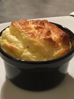 Una foto de Soufflé de queso
