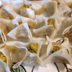 A picture of Kabocha Squash Shumai.