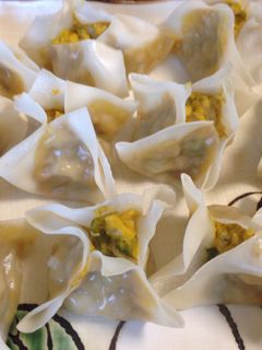 A picture of Kabocha Squash Shumai.