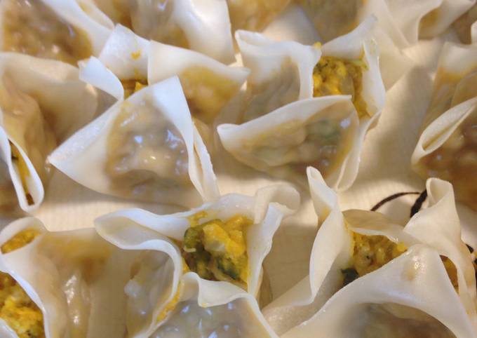 Steps to Prepare Delicious Kabocha Squash Shumai