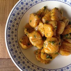 A picture of Butternut squash gnocchi.