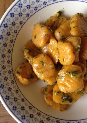 A picture of Butternut squash gnocchi.