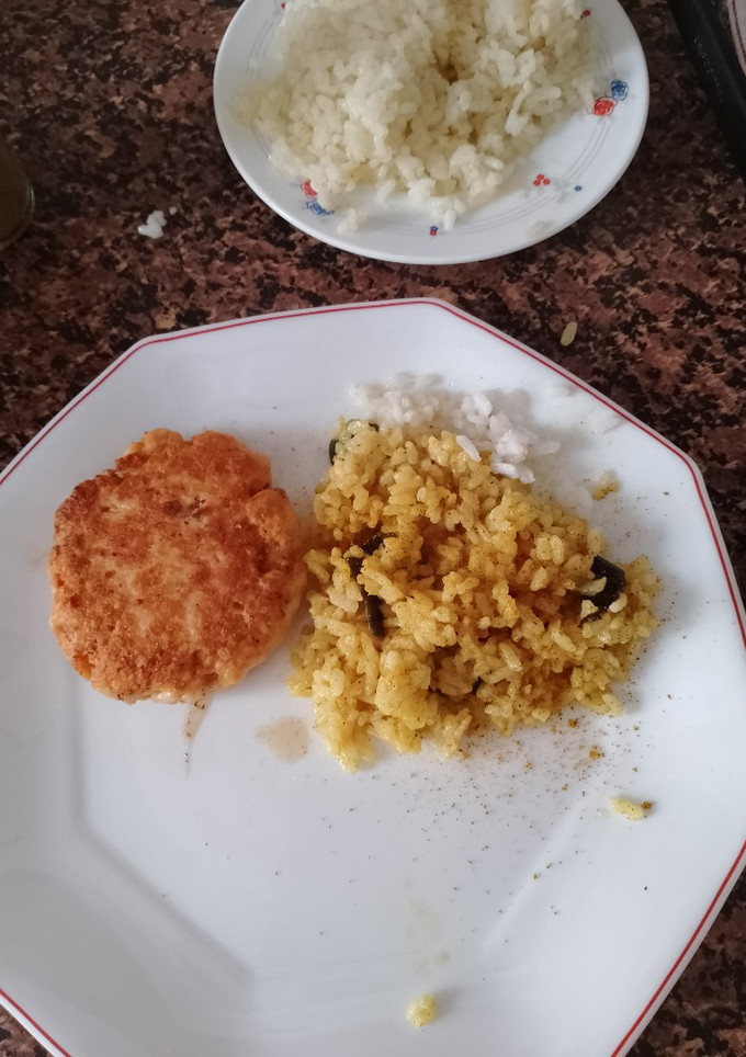 Una foto de Burger de Salmón