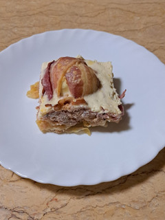 Káposztán sült fasírt főtt tojással baconnel🥓🥚 recept fotója