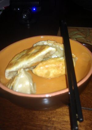 A picture of Butternut Squash Vegetarian Dumpling Filling.