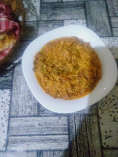 صورة لوصفة شكشوكة بصل وطماطم 🍅