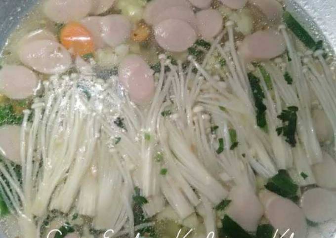 Resep Sup Enoki Kembang Kol Oleh Yuyun Cookpad