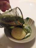 Matcha green tea affogato