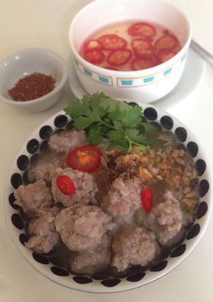 รูปของ ข้าวต้มหมู Pork porridge