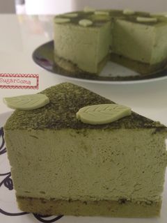 รูปของ Japanese Matcha green tea mousse cake มูสเค้กชาเขียว