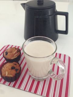 รูปของ Homemade soy milk นมถั่วเหลือง
