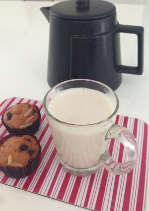 รูปของ Homemade soy milk นมถั่วเหลือง