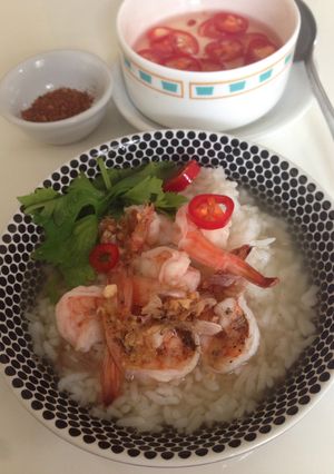 รูปของ ข้าวต้มกุ้ง Shrimp rice porridge