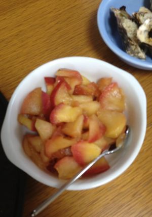 A picture of Apple Pie Filling with Sweet Cooked Apples.