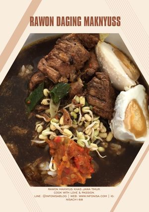 Foto resep Rawon Daging Maknyuusss