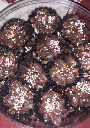 Foto resep Block coklat kacang