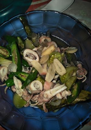 Foto resep Cumi asin cabe hijau😋