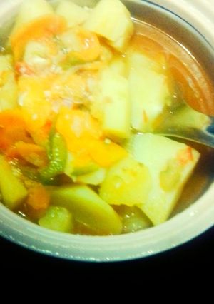 A picture of Mixed Carrots with Irish potatoes#CookedWithCookPad.