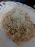 Risotto de pollo arroz y azafrán