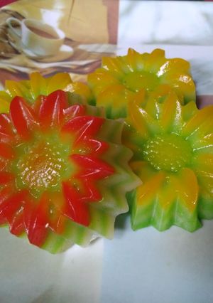 Foto resep Kue lapis bunga