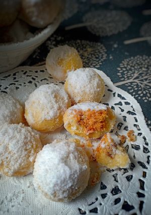 Foto resep Putri salju isi kacang🥜
