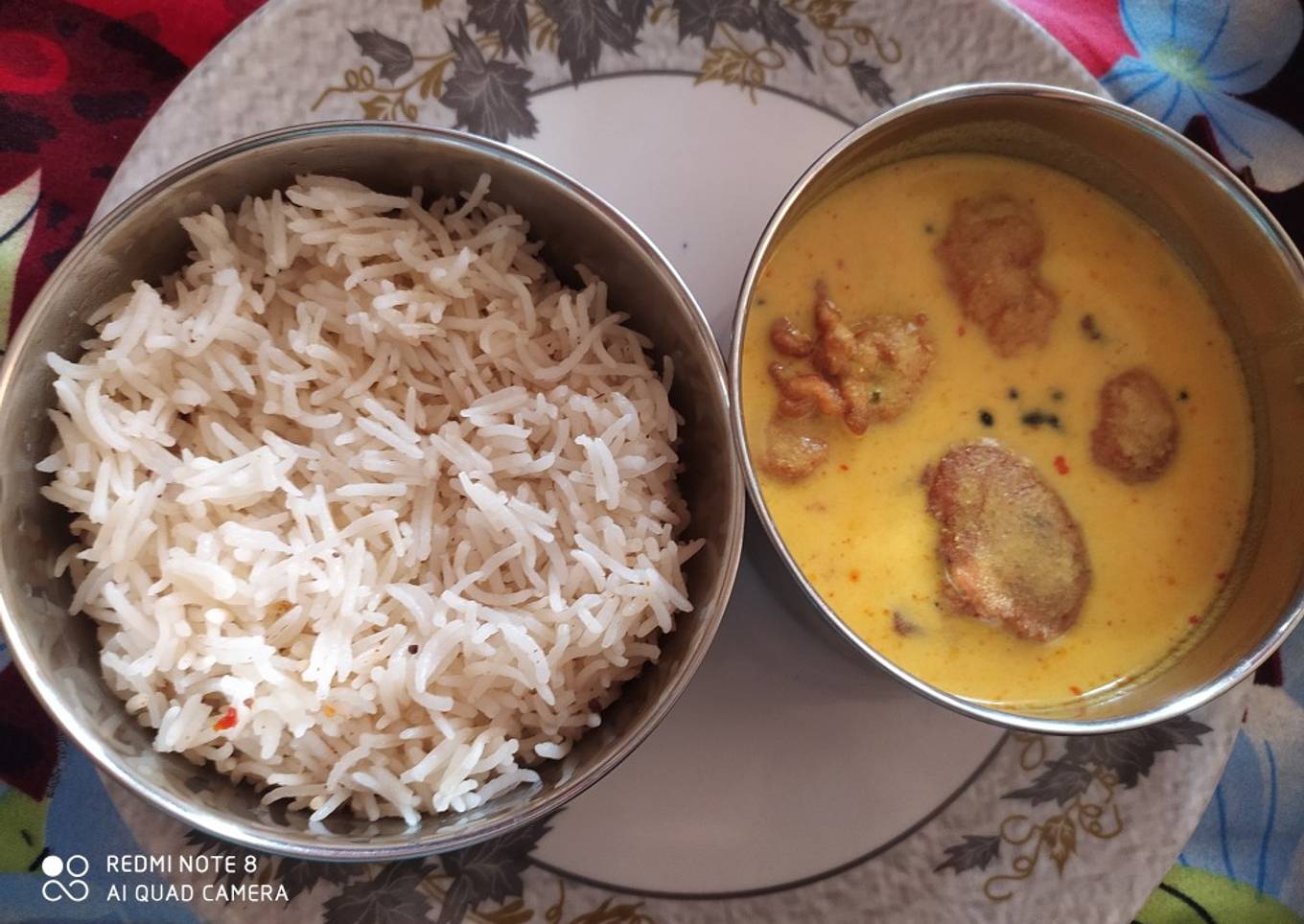 Punjabi kadhi chawal