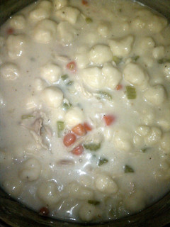 A picture of Chicken and Dumplings.