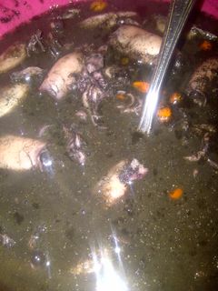Foto resep sotong kuah hitam