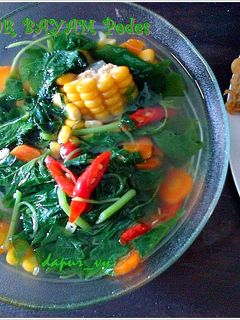 Foto resep SAYUR BAYAM Pedas