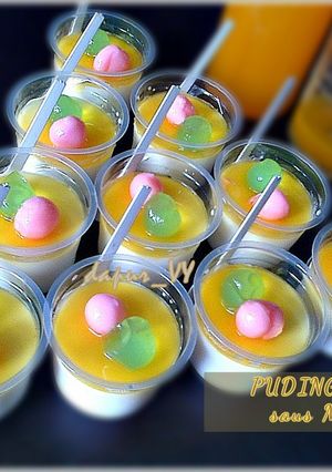 Foto resep PUDING SUTRA saus Mangga + topping Agarrasa