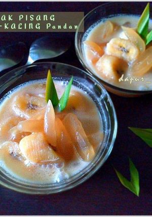 Foto resep KOLAK PISANG KOLANG-KALING Pandan