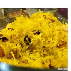 A picture of Kesariya Bhaat.