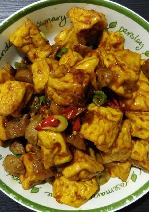 Foto resep Tahu Bakso Kecap Masak Pedas