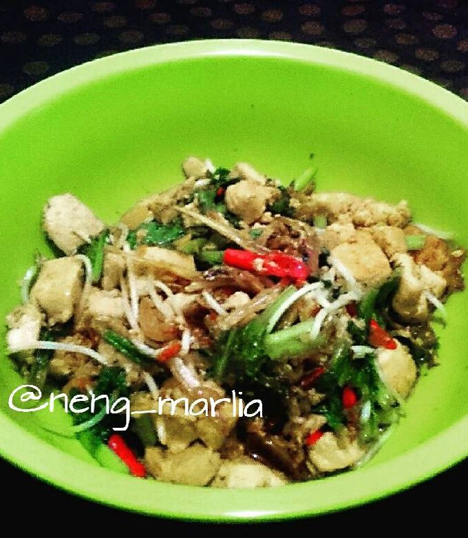 Foto resep Sayur sawi tumis tahu ikan teri taoge