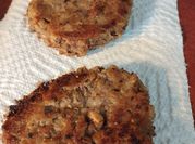A picture of peas patties