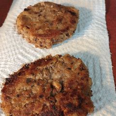 A picture of Blackeyed Pea Patties from the South.