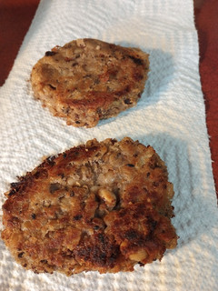 A picture of Blackeyed Pea Patties from the South.