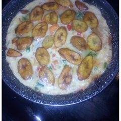 A picture of Plantain fritata.