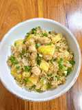 ข้าวไก่ผัดสับปะรด