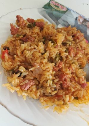 Una foto de Arroz salteado