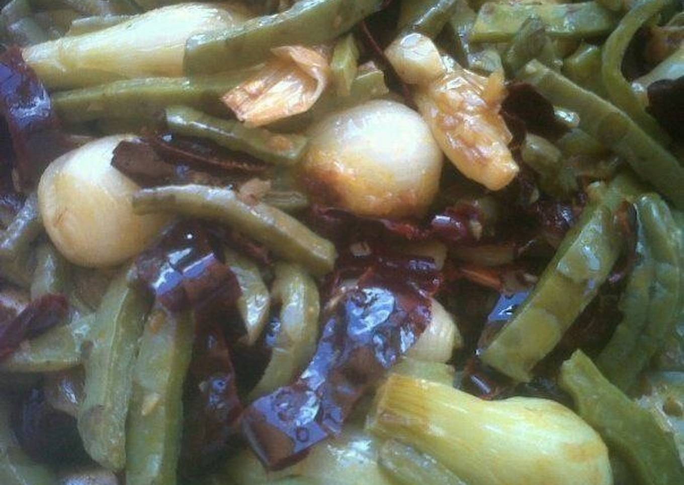 Nopales al ajillo
